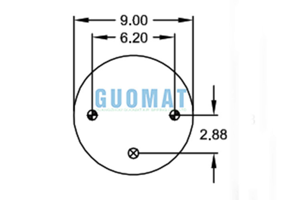 Весна воздуха лепестка завальцовки Firestone W01-358-9031 ревет подвес воздуха тележки No.1T15M-0 с поршенем
