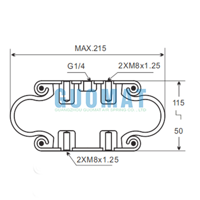 Guomat 1B6022 Части системы подвески SP 1 B 07 Phoenix Air Shock Absorption