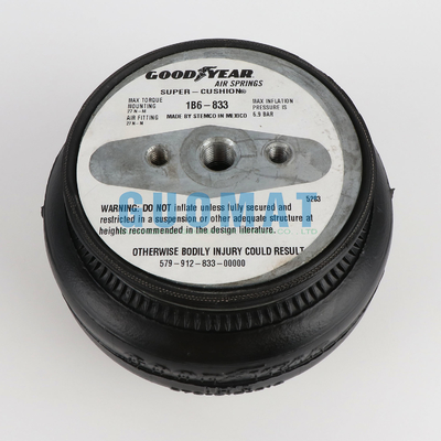 Goodyear 1B6-833 Однослойная резиновая воздушная подвеска 579912833 Промышленная воздушная пружина