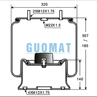 1T19L-7 Резиновый Bellow W01-M58-6338 Firestone 4810NP05 Contitech Подвеска воздушная пружина