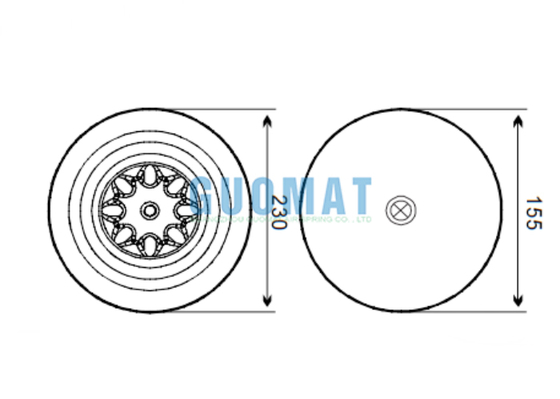 4757NP21/4757 N P21 Contitech грузовик воздушная подвеска A9423204321 Мерседес Бенц амортизаторы