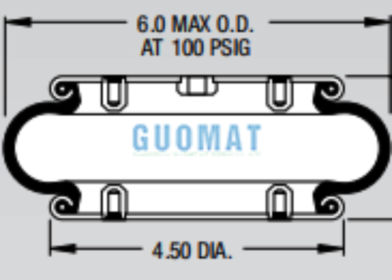 Огненный стиль 16 Однообразный воздушный удар W01-358-6996 Естественный резиновый воздушный прут