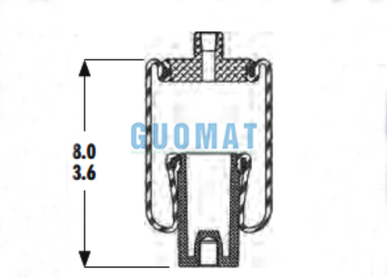 1S3-011 Goodyear Super Cushion Air Spring ASB-06-7-014 Пистонная кабина Воздушная подвеска