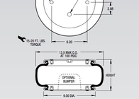 Стиль 19-.75 весны воздуха W01-358-7040 подвеса Firestone резиновый для машинного оборудования упаковки