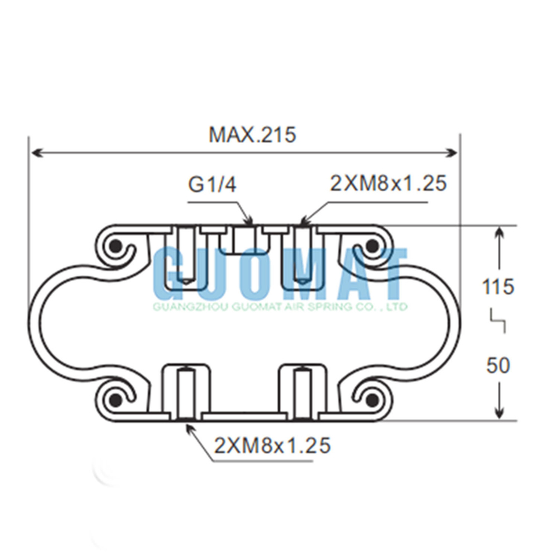 Guomat 1B6022 Части системы подвески SP 1 B 07 Phoenix Air Shock Absorption