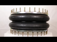 GUOMAT 3H630376 Промышленная тройная свернутая воздушная пружина типа с фланцевым кольцом