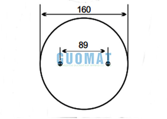 FD 200-25 426 Contitech Подвеска воздушная пружина W01-358-6943 Огненный камень заменяет воздушный мешок для авто дома / RV
