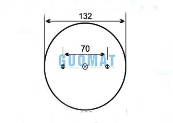 Firestone Industrial Bellow Air Spring W01-358-3400 2B7-540 Goodyear Воздушный подъемный резиновый мешок