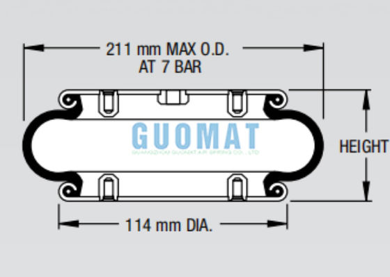 W01-358-0112 Огненный скрученный воздушный пружинный стиль 110 Промышленный актуатор