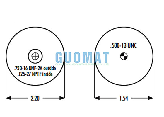 1S3-011 Goodyear Cab Air Spring W02-358-4001 Амортизатор воздушного удара Firestone