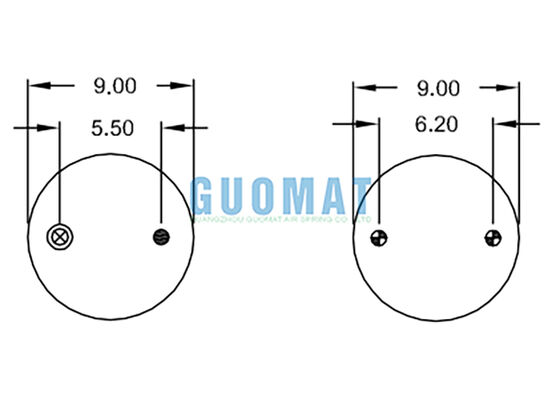 Трехслойная воздушная пружина W01-358-8016 Firestone Suspension Air Shock Absorber Bag