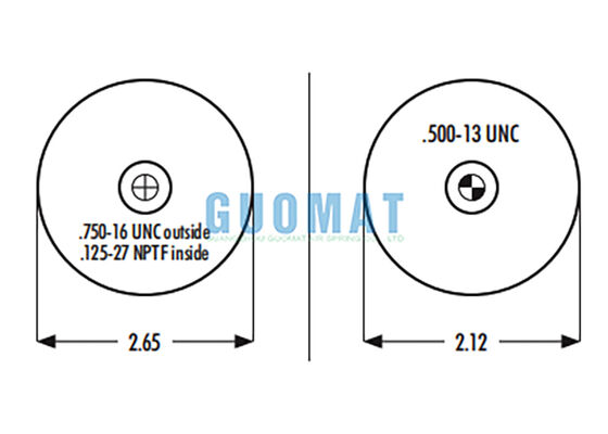 1S4-056 Goodyear Подвеска воздушная пружина Замена W023587040 Воздушный мешок для кабины Firestone