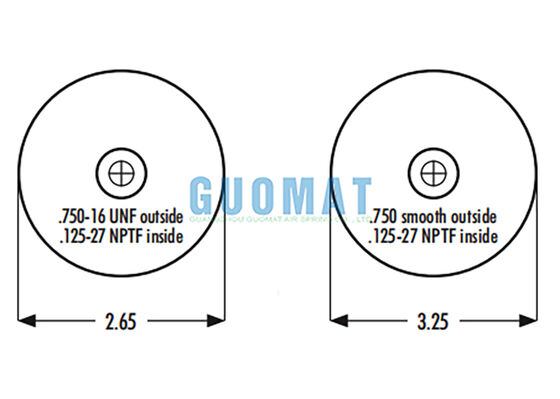 1S4-067 Кабинная воздушная пружина Goodyear ASC-08-7-137 Автомобильная подвеска замена воздушных подушек