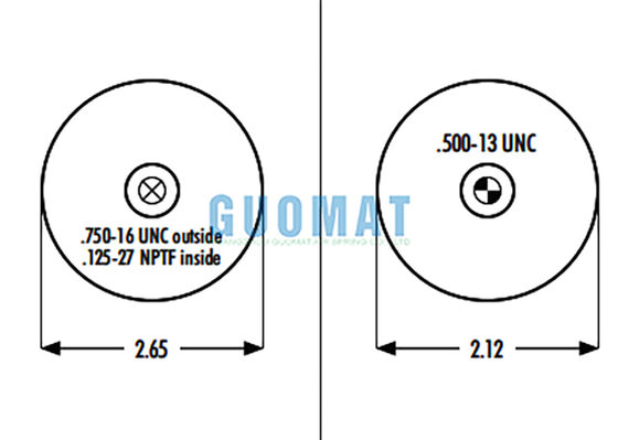 1S4.5-107 ASC-08-7-194 Goodyear Резиновая пневмоподушка подвески W023587080 Пневморессора Firestone для грузовиков и прицепов
