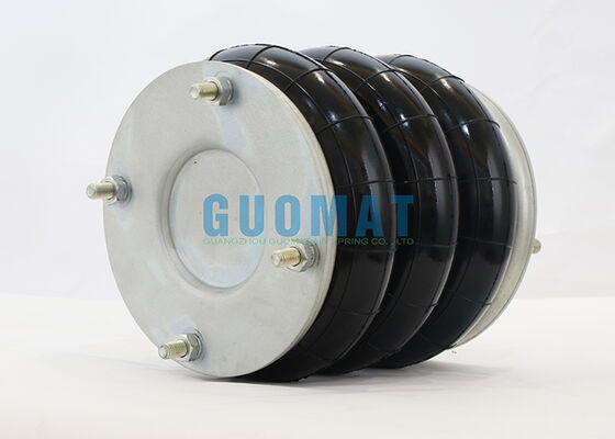 Резиновые сильфоны 6 дюймов x 3 W01R584095 Firestone тройной гофрированной пневматической пружины с воздушным отверстием G1/2