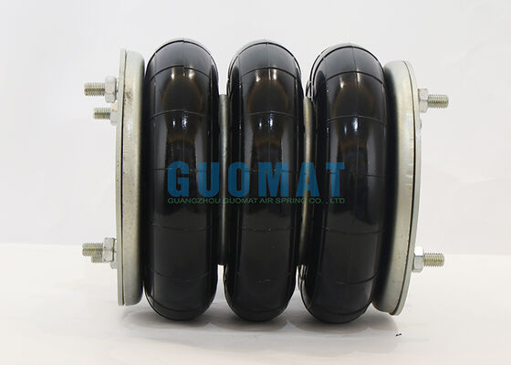 Резиновые сильфоны 6 дюймов x 3 W01R584095 Firestone тройной гофрированной пневматической пружины с воздушным отверстием G1/2